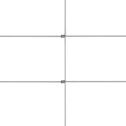 Berkfield Garden Fence Galvanised Steel 50x1.5 m Silver