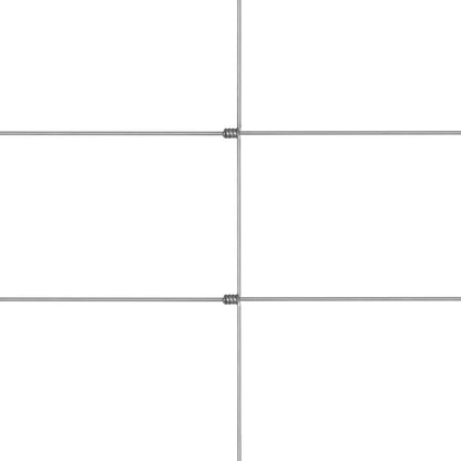 Berkfield Garden Fence Galvanised Steel 50x1 m Silver