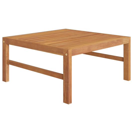 Berkfield Garden Table 63x63x30 cm Solid Teak Wood