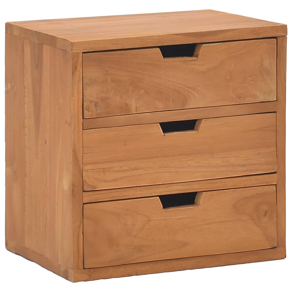 Berkfield Bedside Cabinet 40x30x40 cm Solid Teak Wood