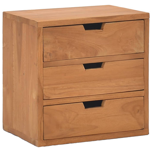 Berkfield Bedside Cabinet 40x30x40 cm Solid Teak Wood