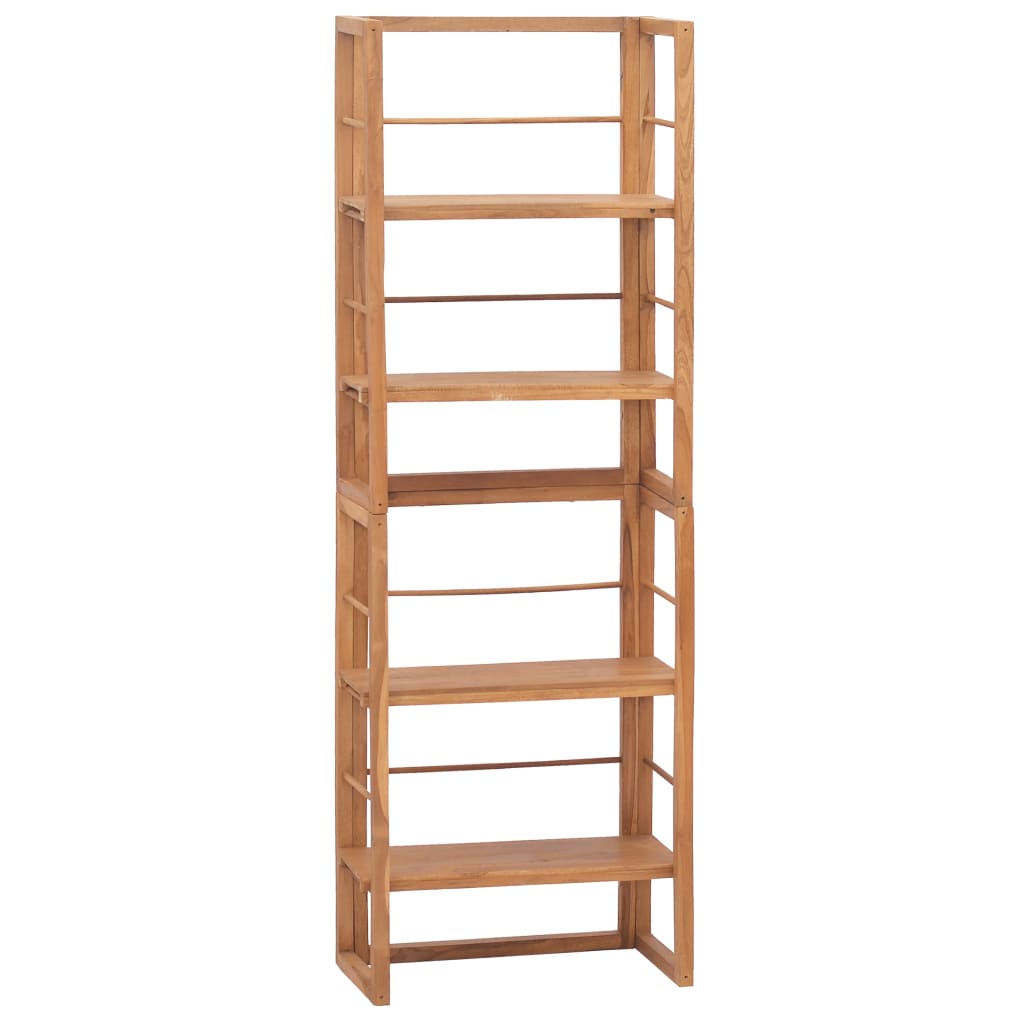 Berkfield Shelving Unit 60x30x180 cm Solid Teak Wood