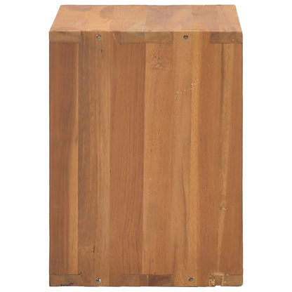 Berkfield Bedside Cabinet 40x30x40 cm Solid Teak Wood