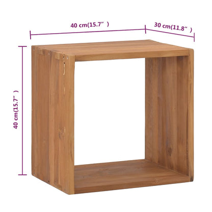 Berkfield Bedside Cabinet 40x30x40 cm Solid Teak Wood