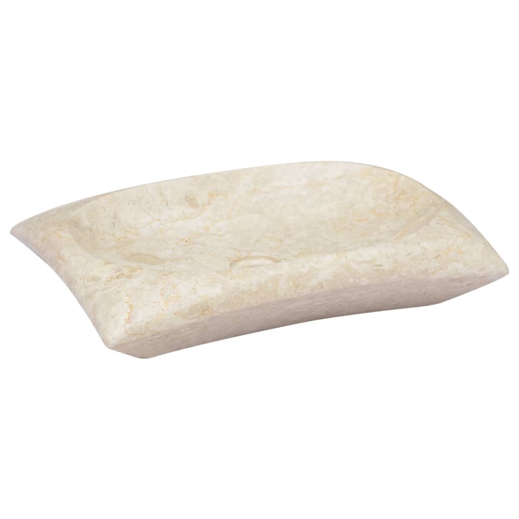 Berkfield Sink Cream 50x35x10 cm Marble