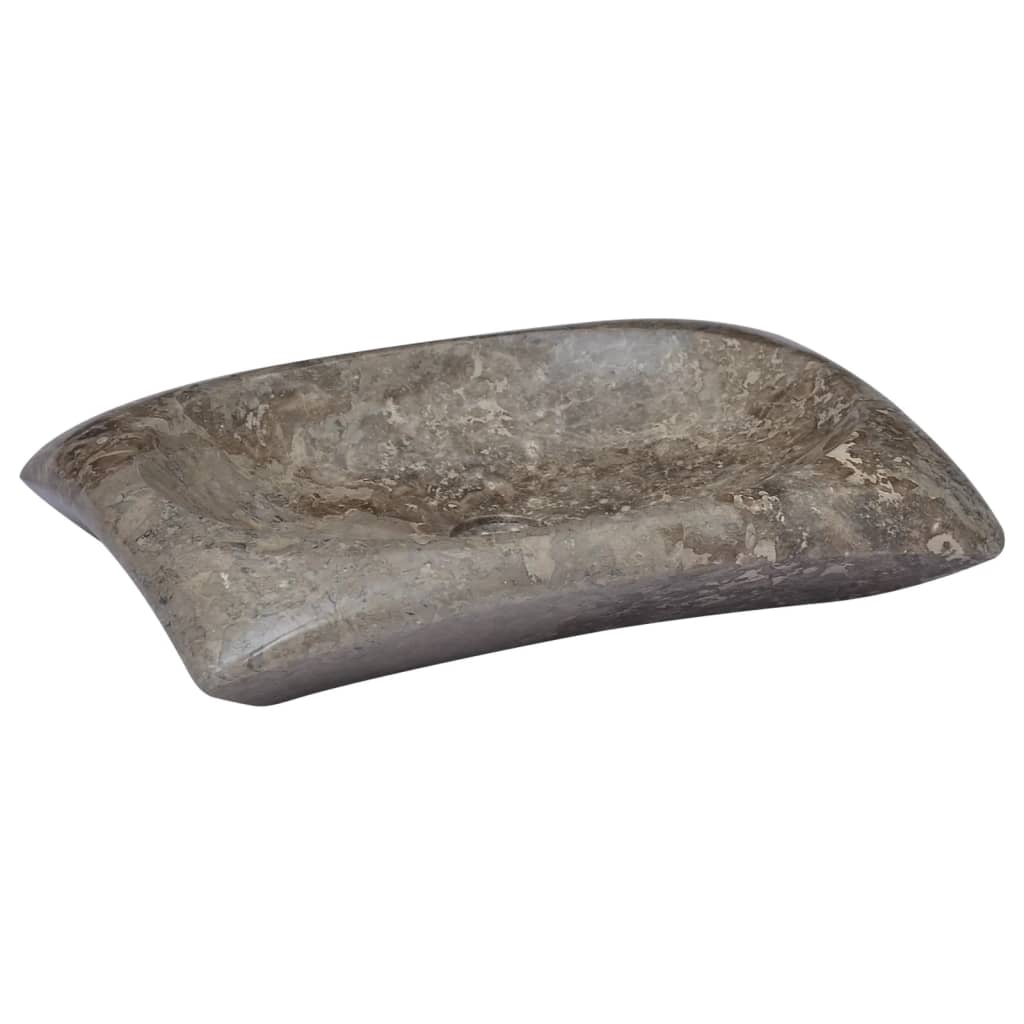 Berkfield Sink Grey 50x35x10 cm Marble