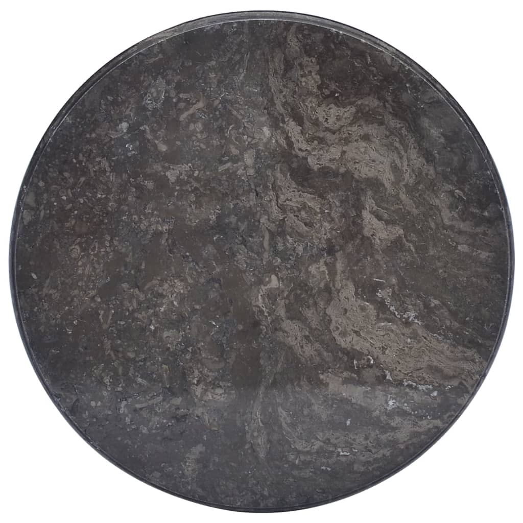 Berkfield Table Top Black �â�_50x2.5 cm Marble