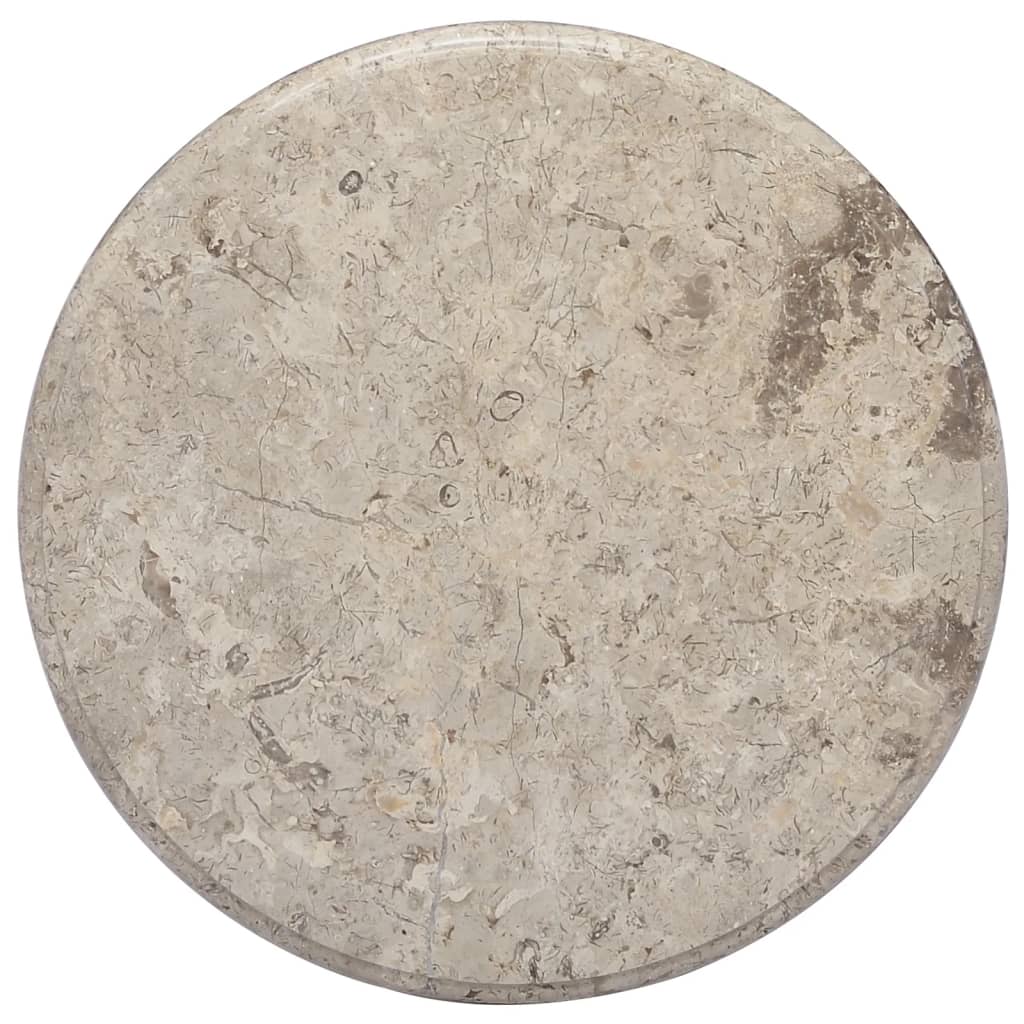 Berkfield Table Top Grey �_�”�_50x2.5 cm Marble