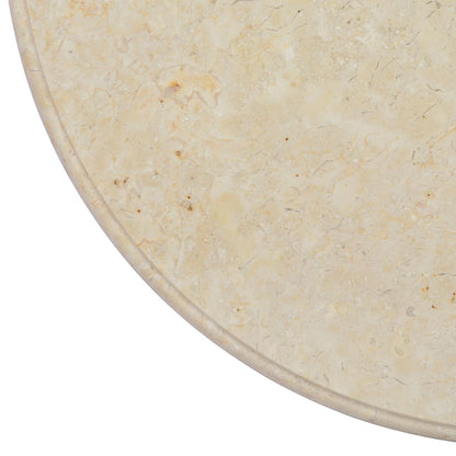 Berkfield Table Top Cream �_�”�_60x2.5 cm Marble