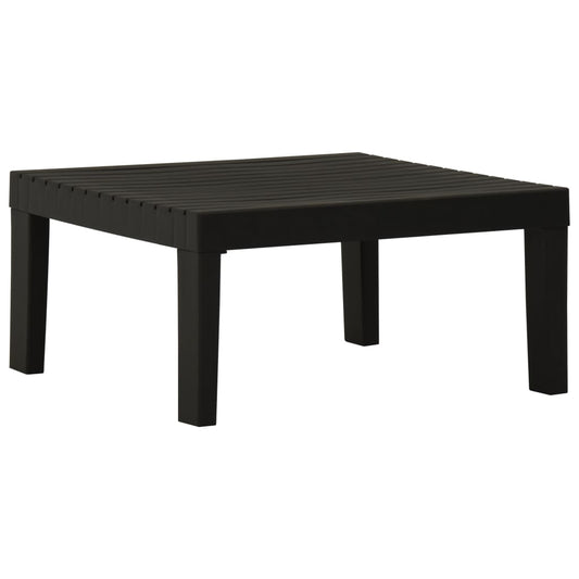 Berkfield Garden Lounge Table Plastic Grey