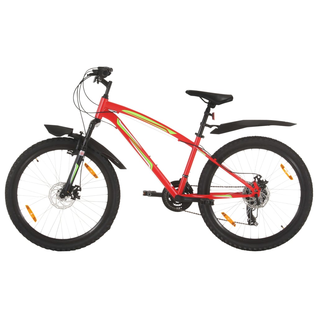Berkfield Mountain Bike 21 Speed 26 inch Wheel 42 cm Red