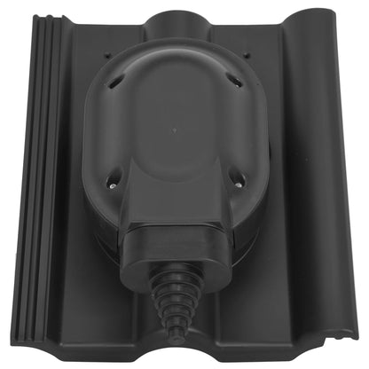 Berkfield Solar Pass-through for Frankfurt Roof Tile Black