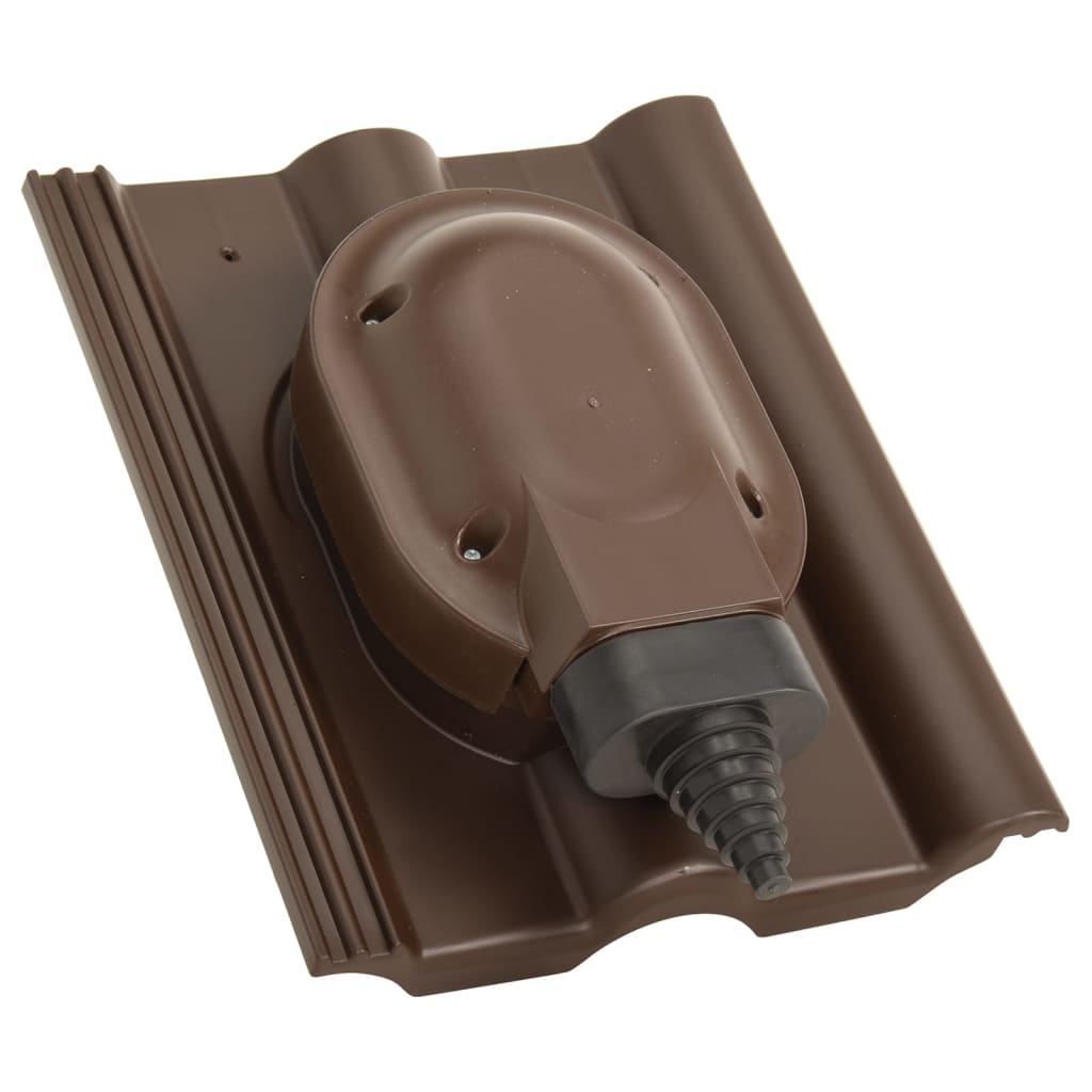 Berkfield Solar Pass-through for Frankfurt Roof Tile Brown
