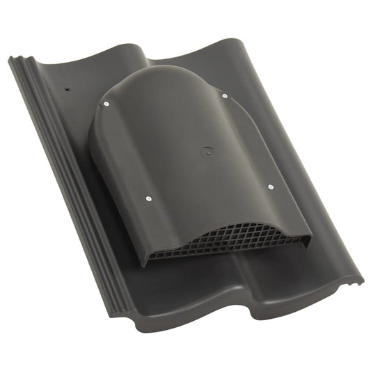 Berkfield Flat Fan Roof Ventilator Anthracite
