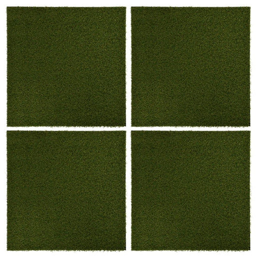 Berkfield Artificial Grass Tiles 4 pcs 50x50x2.5 cm Rubber