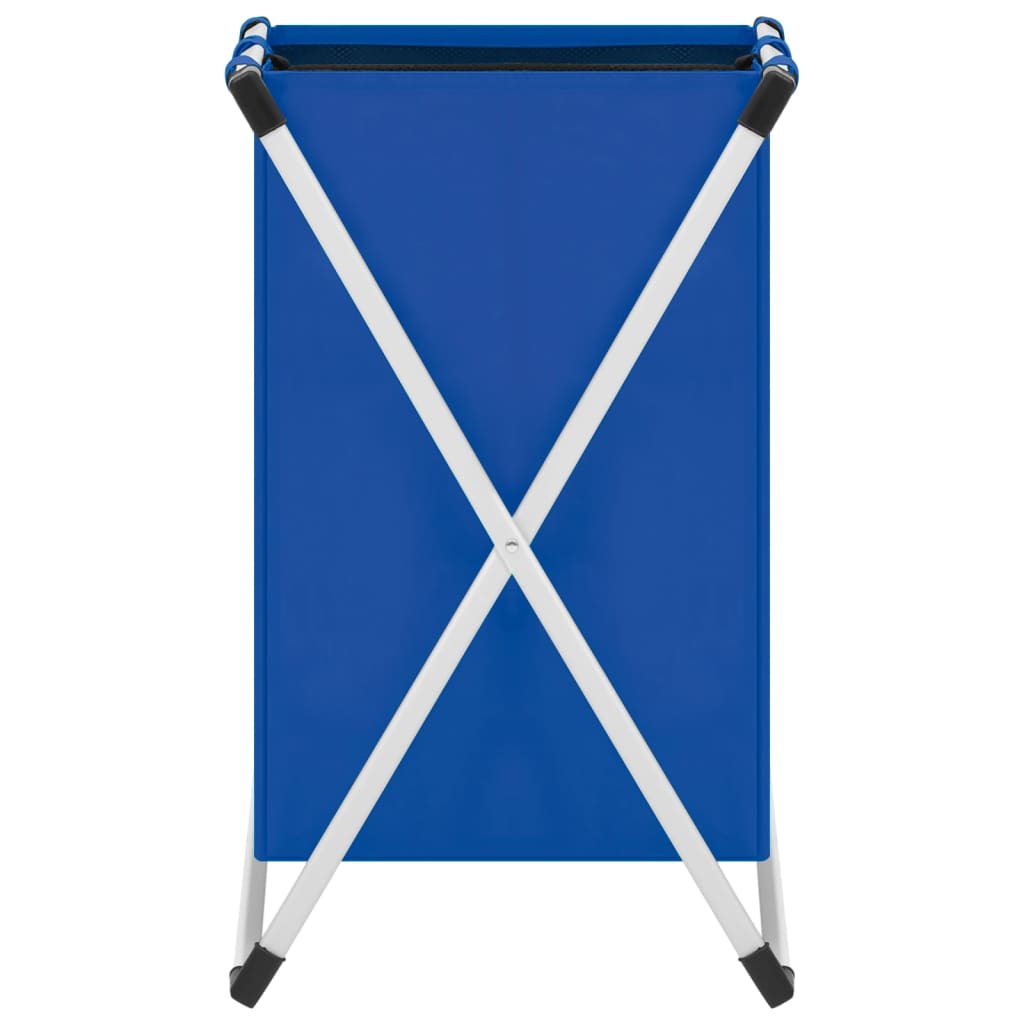 Berkfield 2-Section Laundry Sorter Blue
