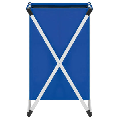Berkfield 2-Section Laundry Sorter Blue