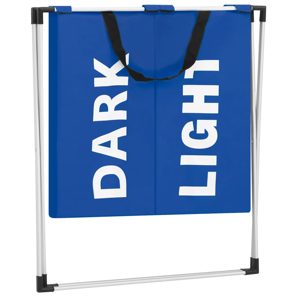 Berkfield 2-Section Laundry Sorter Blue