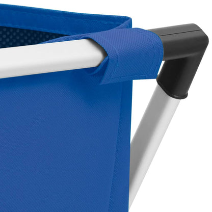 Berkfield 2-Section Laundry Sorter Blue
