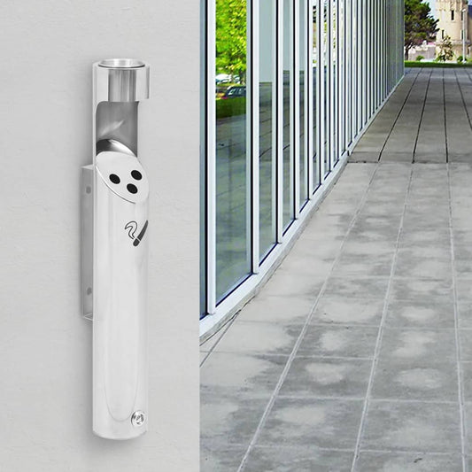 Berkfield Wall Mounted Ashtray Stainless Steel