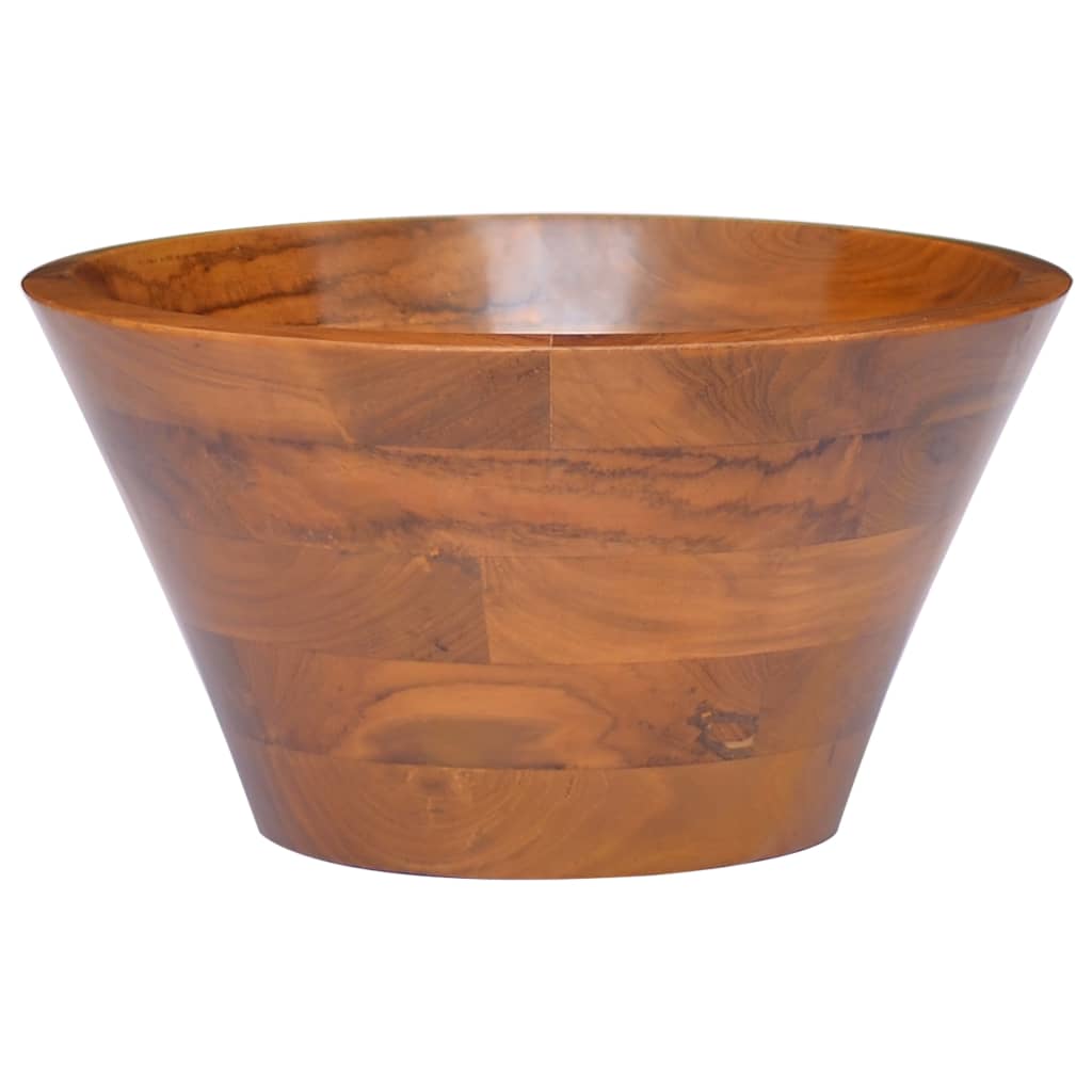 Berkfield Basin Solid Teak Wood �__40x20 cm