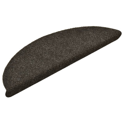 Berkfield Self-adhesive Stair Mats 10pcs Light Brown 56x17x3cm Needle Punch