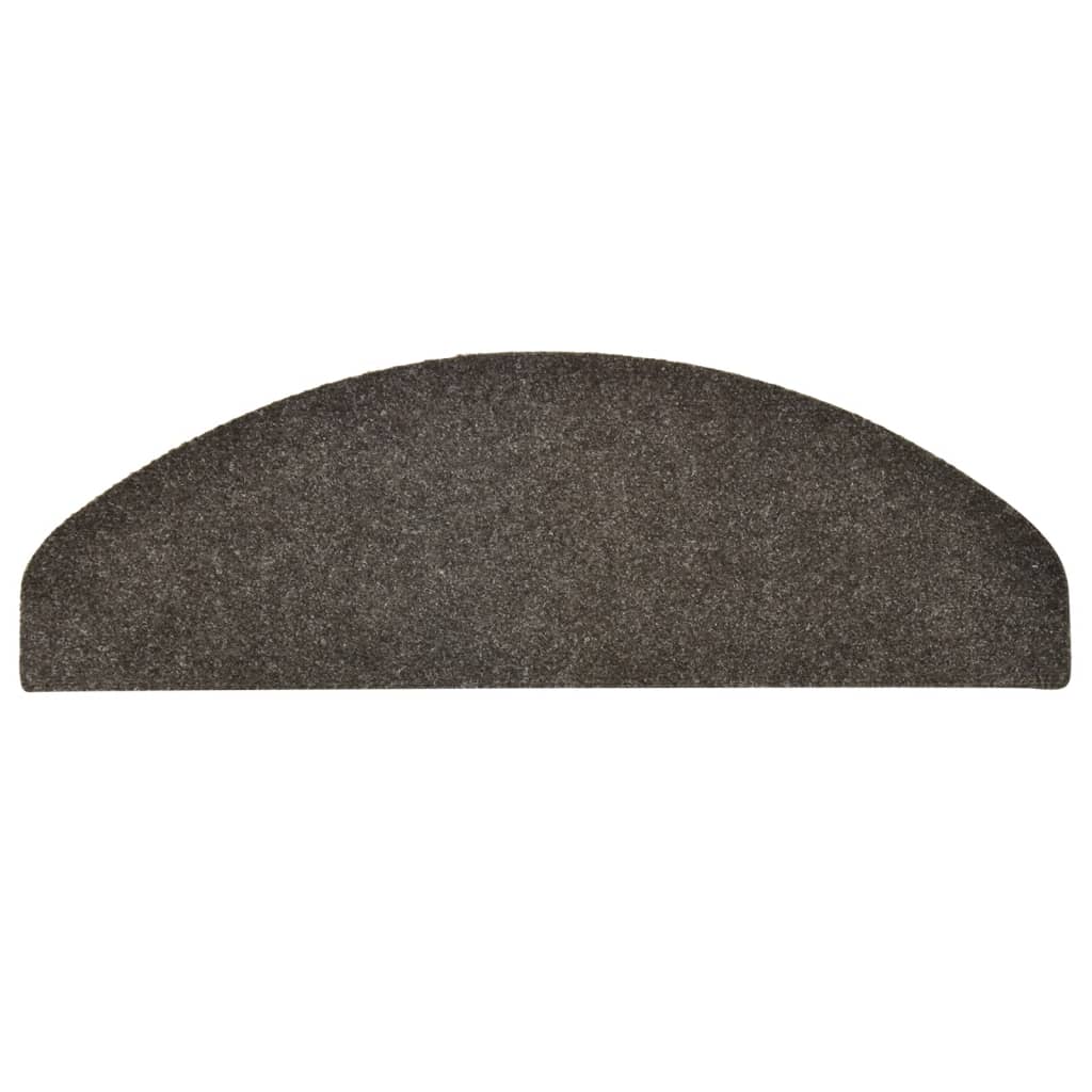 Berkfield Self-adhesive Stair Mats 5pcs Light Brown 65x21x4cm Needle Punch