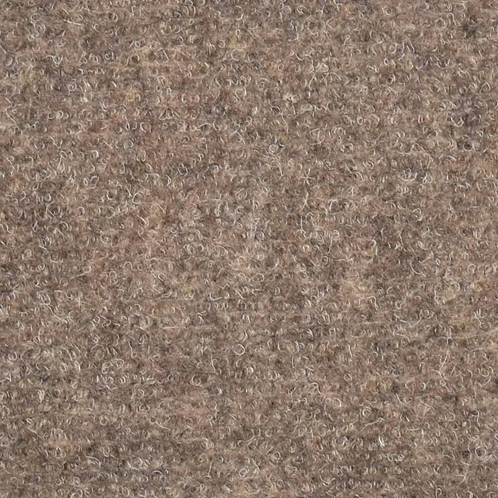 Berkfield Self-adhesive Stair Mats 5 pcs Cream 65x21x4 cm Needle Punch