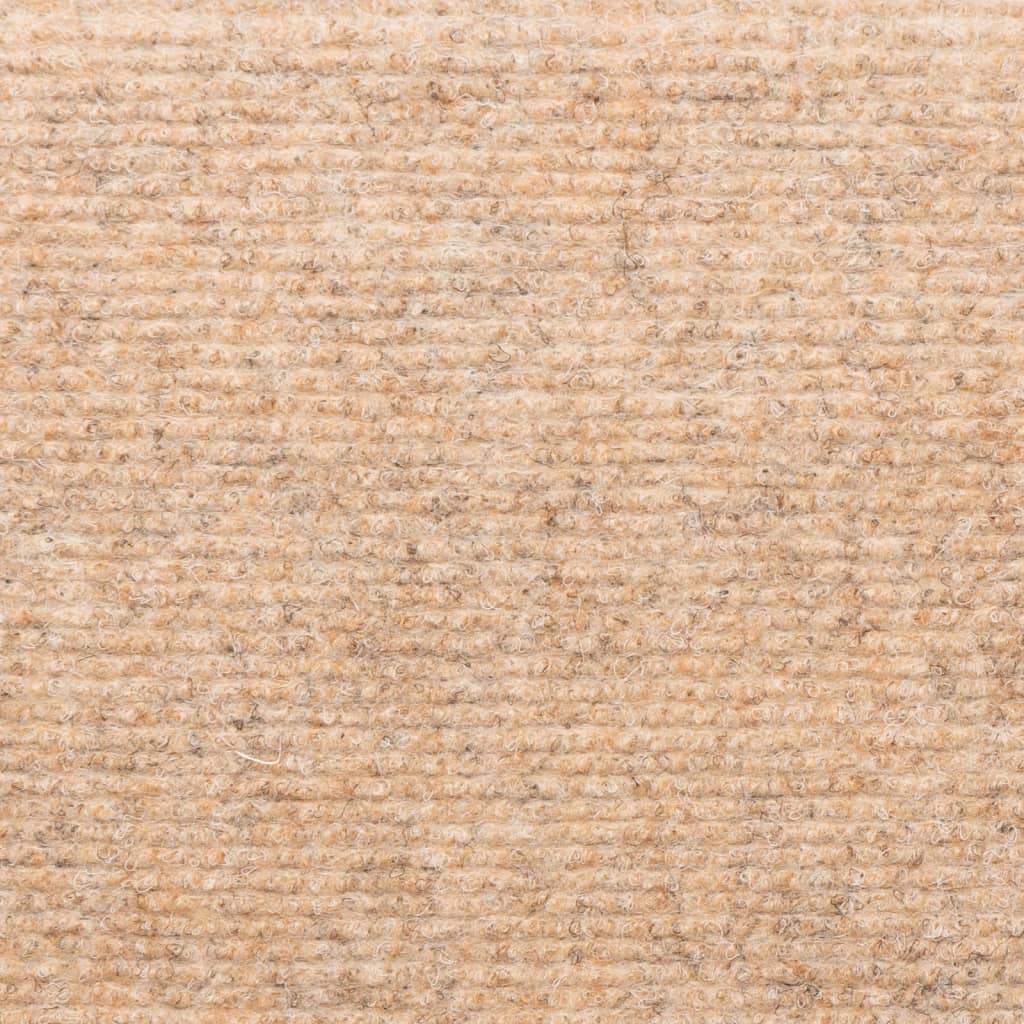 Berkfield Stair Mats 10 pcs Brown 65x21x4 cm Needle Punch