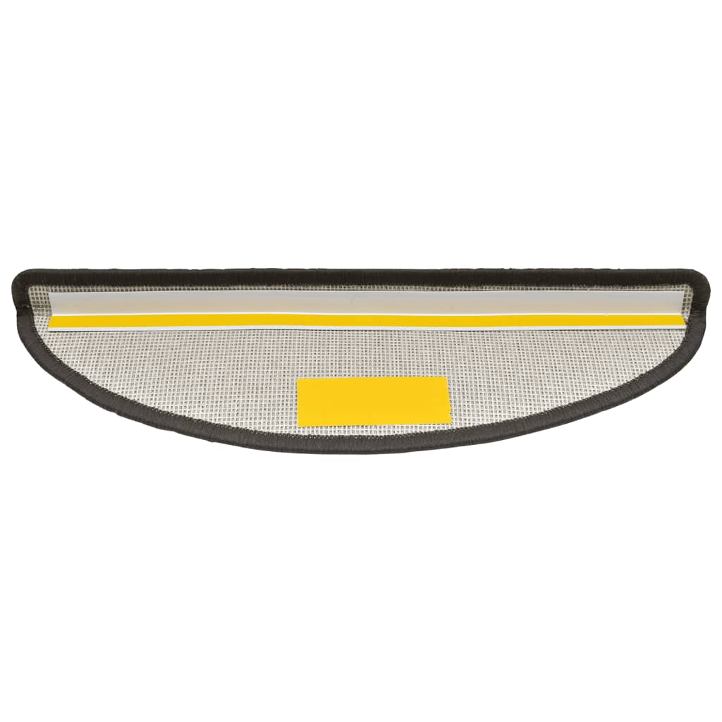 Berkfield Stair Mats 10 pcs 56x17x3 cm Dark Grey