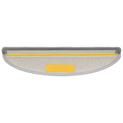 Berkfield Stair Mats 5 pcs 56x17x3 cm Light Grey