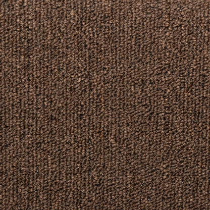 Berkfield Stair Mats 10 pcs 65x21x4 cm Brown