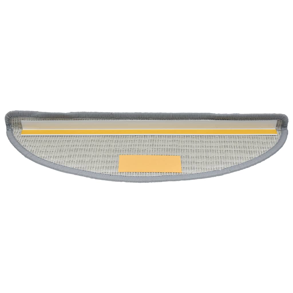 Berkfield Stair Mats 5 pcs 56x17x3 cm Grey