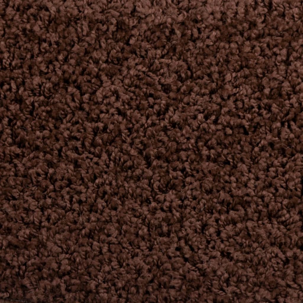 Berkfield Stair Mats 5 pcs 65x21x4 cm Brown