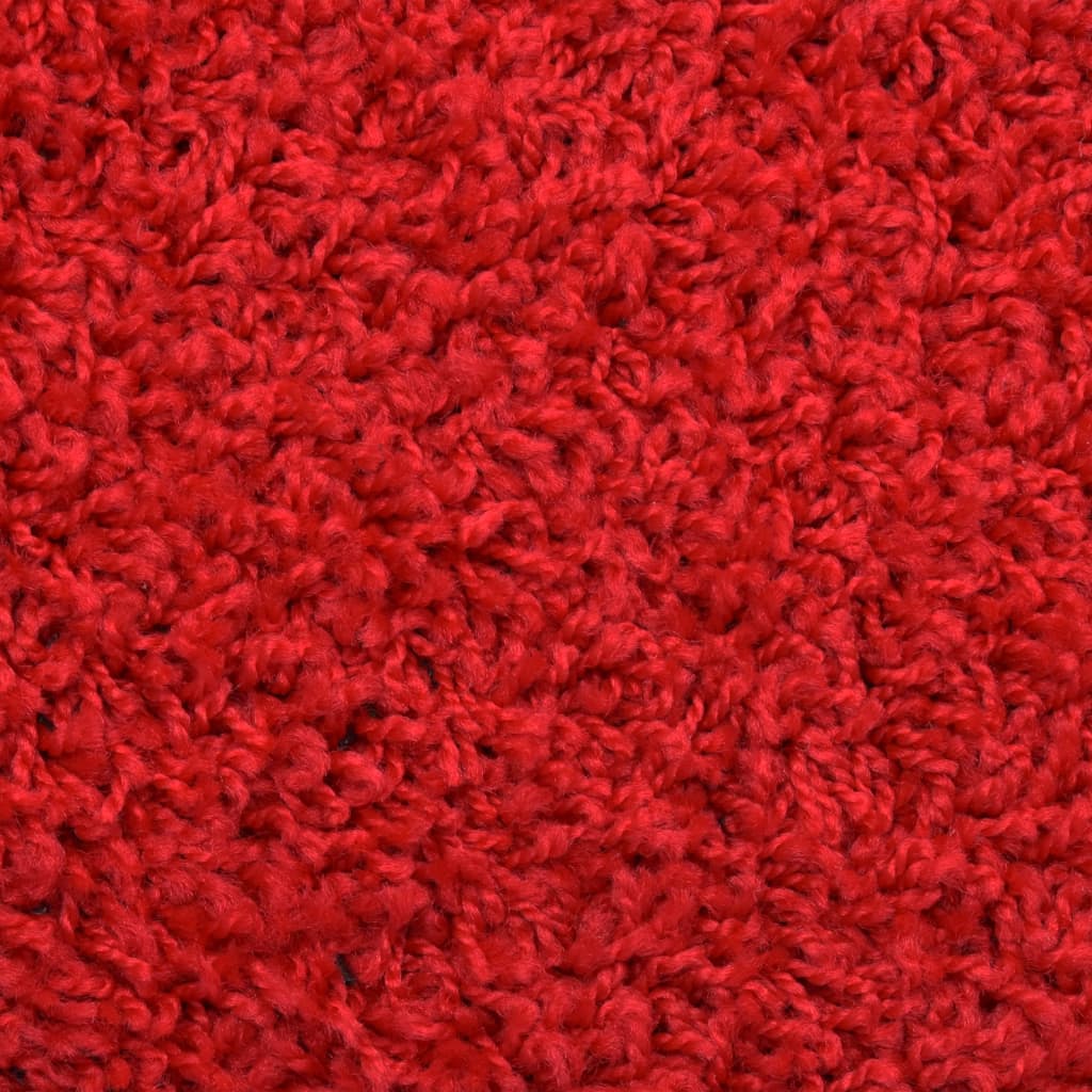Berkfield Stair Mats 5 pcs 65x21x4 cm Red
