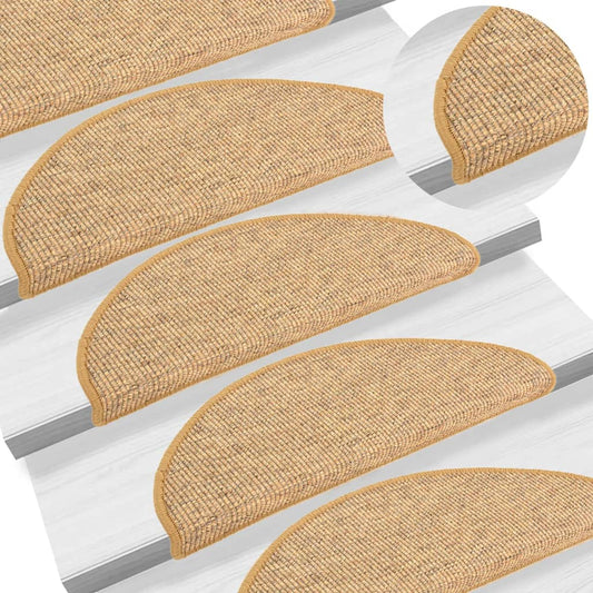 Berkfield Stair Mats Self-adhesive 15 pcs Orange 65x21x4 cm