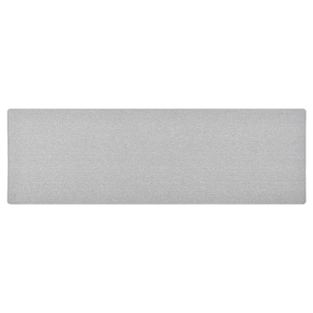 Berkfield Carpet Runner Light Grey 80x250 cm