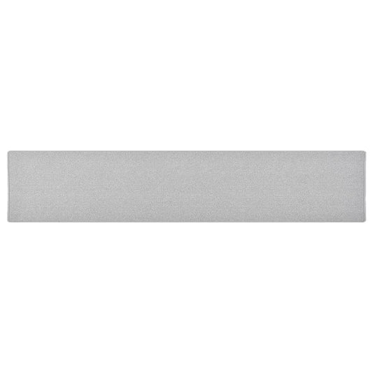 Berkfield Carpet Runner Light Grey 80x400 cm