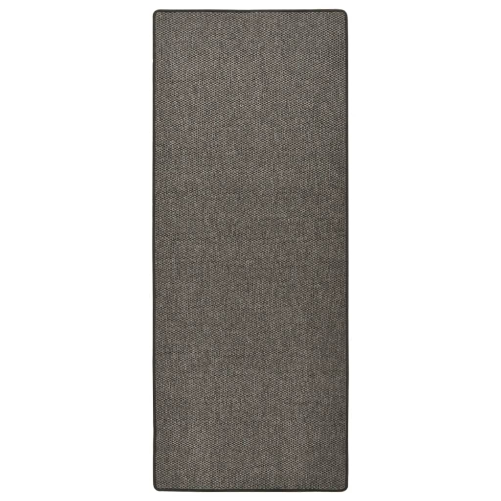 Berkfield Sisal Look Carpet Runner Anthracite 80x200 cm