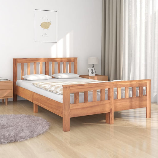 Berkfield Bed Frame Solid Teak Wood 120x200 cm
