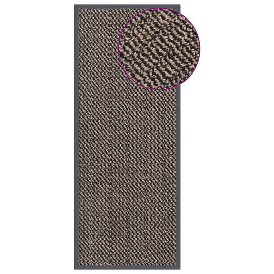 Berkfield Doormat Tufted 60x150 cm Dark Brown