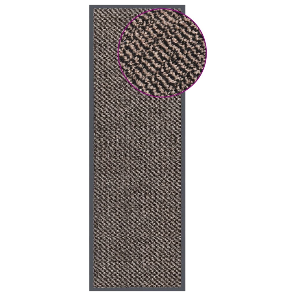 Berkfield Doormat Tufted 60x180 cm Dark Brown