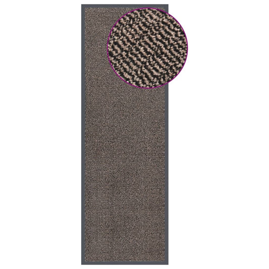 Berkfield Doormat Tufted 60x180 cm Dark Brown