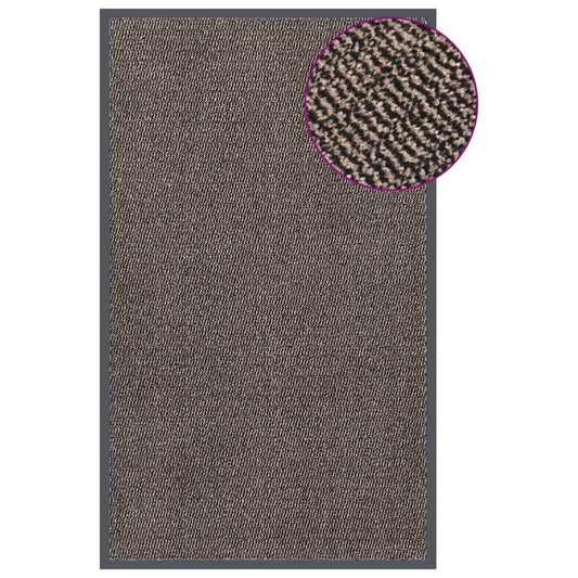 Berkfield Doormat Tufted 90x150 cm Dark Brown