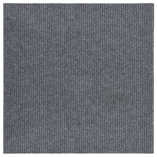 Berkfield Dirt Trapper Carpet Runner 100x100 cm Grey