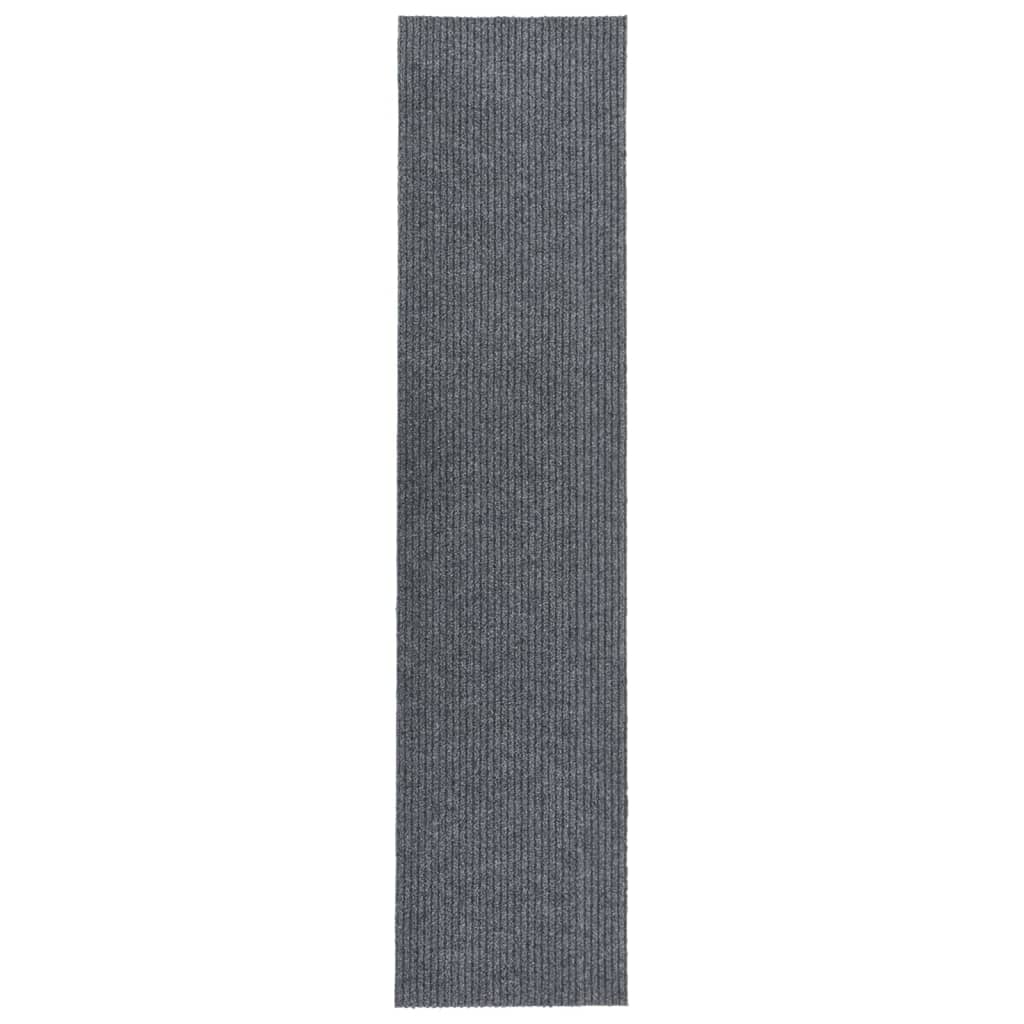 Berkfield Dirt Trapper Carpet Runner 100x450 cm Grey