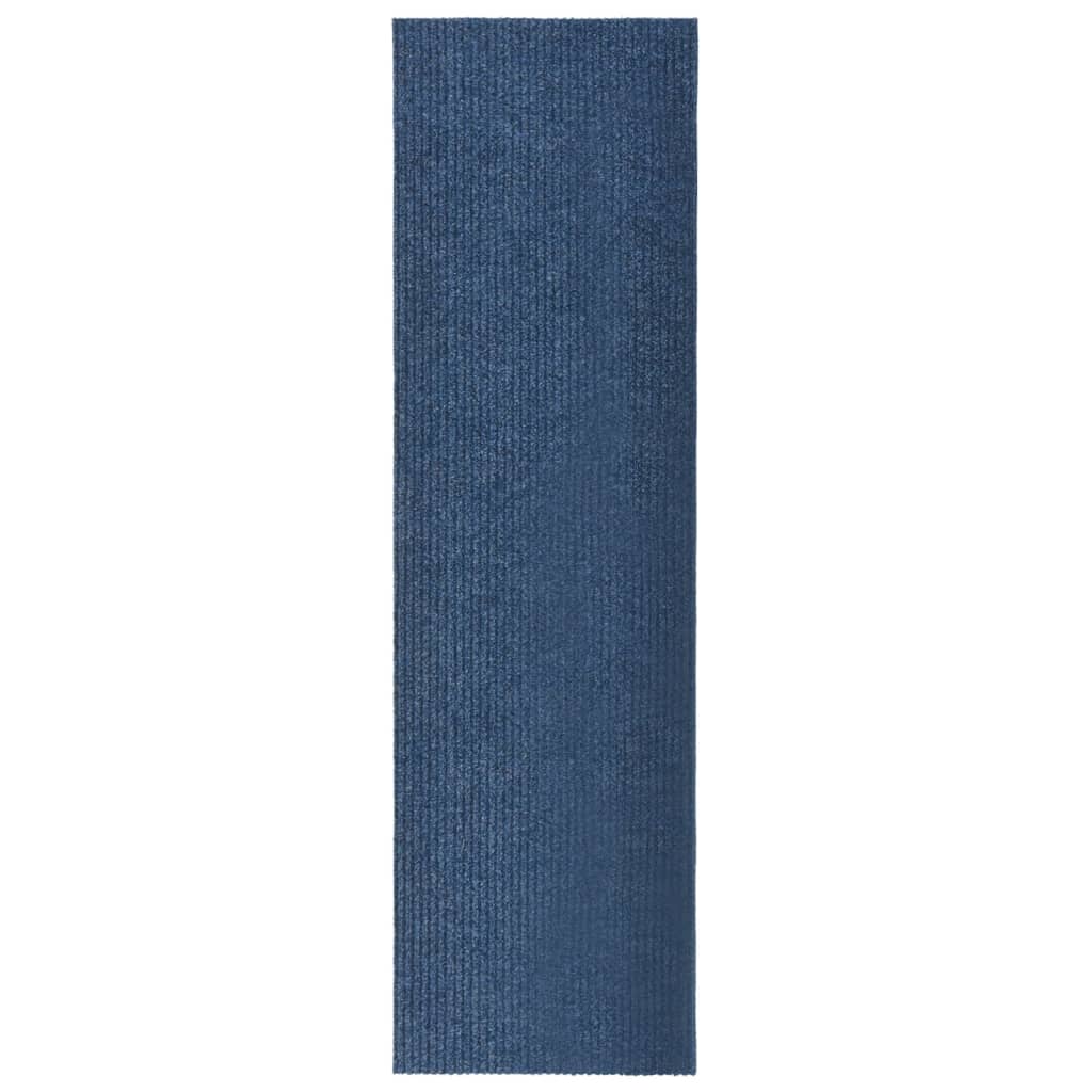 Berkfield Dirt Trapper Carpet Runner 100x350 cm Blue