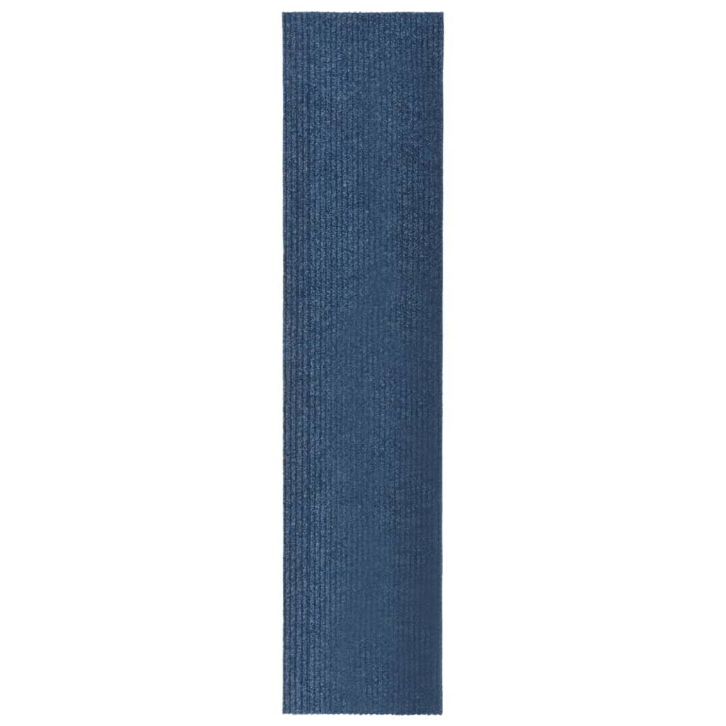 Berkfield Dirt Trapper Carpet Runner 100x450 cm Blue