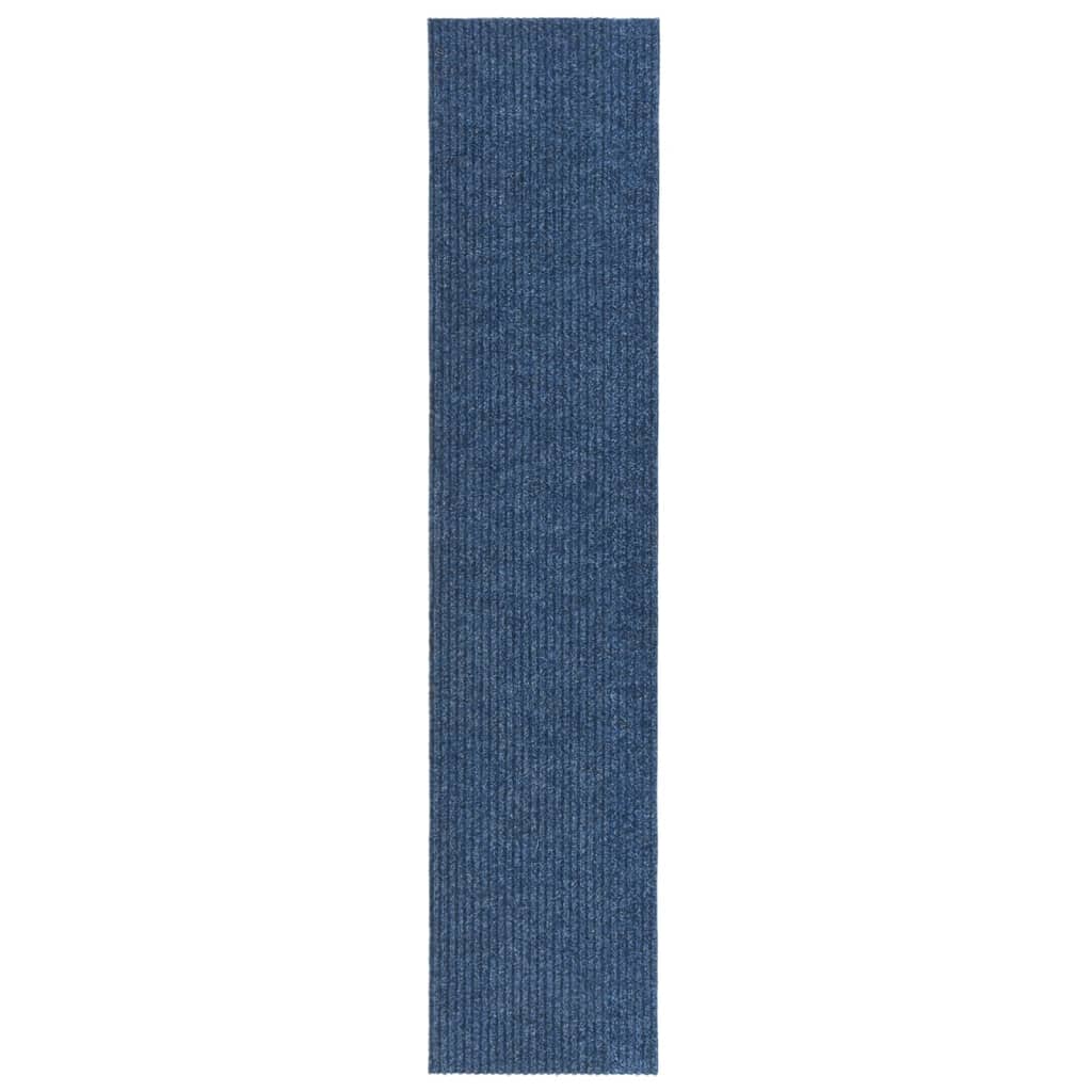 Berkfield Dirt Trapper Carpet Runner 100x500 cm Blue