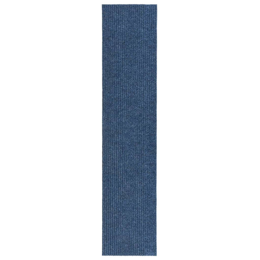 Berkfield Dirt Trapper Carpet Runner 100x500 cm Blue